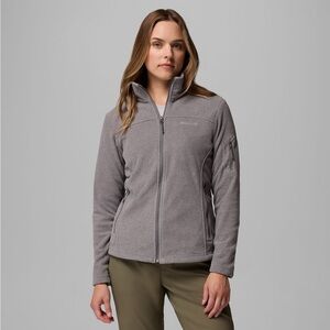 Columbia Heather Gray Fleece Jacket